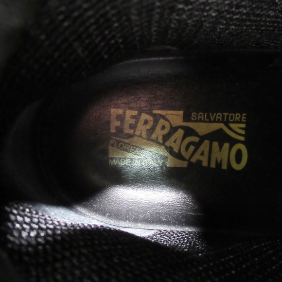 Salvatore Ferragamo | Shoes | Salvatore Ferragamo Mens  Salvatore Ferragamo Men\'s Stitched Gancini High-Top Sneaker Nicky Black Size 8